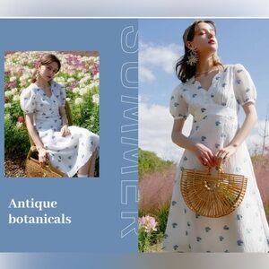 Petite Studio White Floral Dress